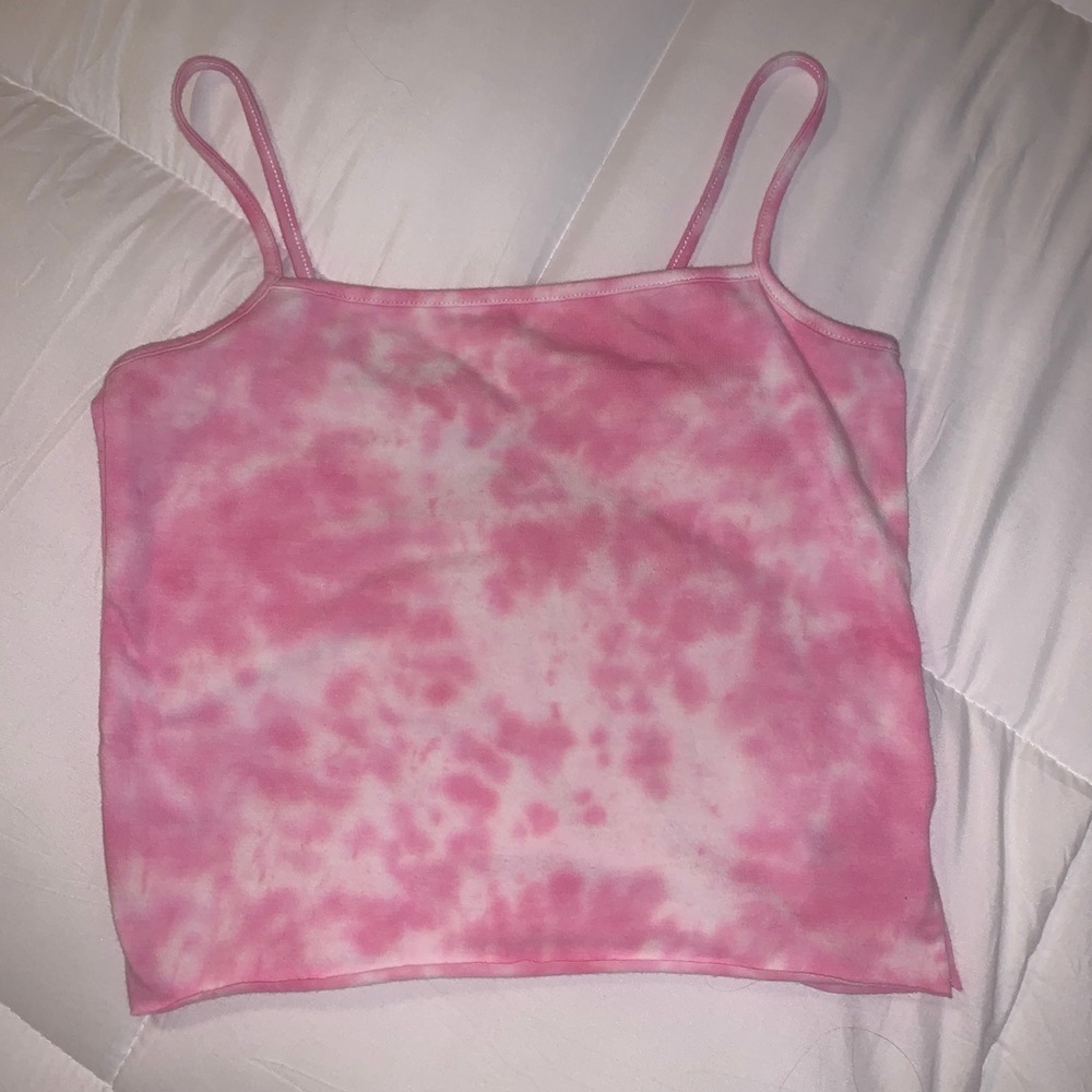 tie-dye cropped cami
